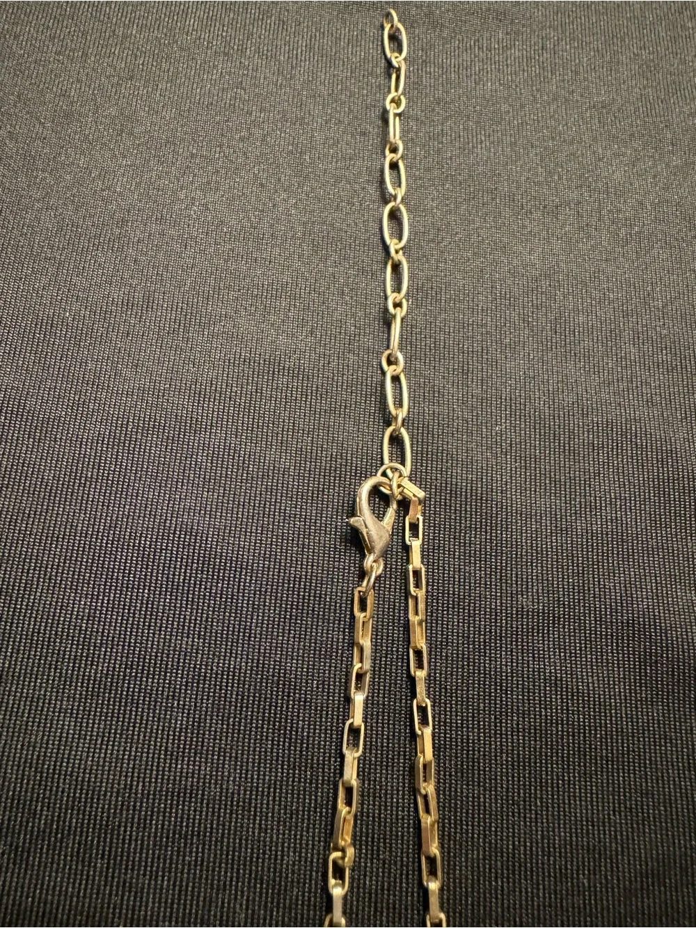 Quartz and Wood Organic Paperclip Necklace